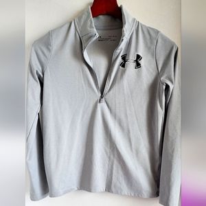 Girls sweatshirt Under Armour size Large youth gray